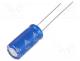 JRG-470U/16 - Capacitor  electrolytic, THT, 470uF, 16VDC, Ø8x16mm, Pitch  3.5mm