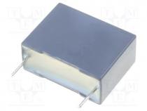   - Capacitor  polypropylene, X2, 1uF, 22.5mm, 10%, 26.5x11x20mm