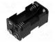 Battery Holder - Holder, Leads  6F22 type, Size  AA,R6, Batt.no  4, Colour  black