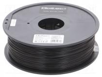 Filament  PLA PRO, Ø  1.75mm, black, 205....225C, 1kg