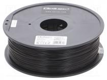 Filament  PLA PRO, Ø  1.75mm, black, 205÷225C, 1kg