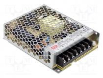 LRS-100-5 - Power supply  switched-mode, modular, 90W, 5VDC, 18A, OUT  1, 340g