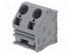 PCB terminal block, angled, 15mm, ways  2, on PCBs, 0.2....16mm2, 65A