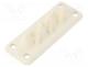 MB4/10IP55-9010-V0 - Multigate grommet, white, Holes no  10, -40....100C, UL94V-0, IP55