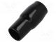 Protection, 50mm2, for ring tube terminals, 34mm, Colour  black