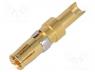 Contact, female, gold-plated, 14AWG÷12AWG, soldering, for cable