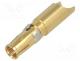 Connector D-sub - Contact, female, gold-plated, 10AWG÷8AWG, soldering, for cable