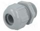 Cable Gland - Cable gland, M20, 1.5, IP68,IP69K, Mat  polyamide, dark grey