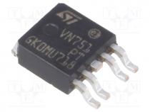 VN751PT13TR - IC  power switch, high-side, 2.5A, PPAK, 5.5÷36V