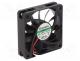 MF60151V1-A99-A - Fan  DC, axial, 12VDC, 60x60x15mm, 44.62m3/h, 34.2dBA, Vapo, 4700rpm