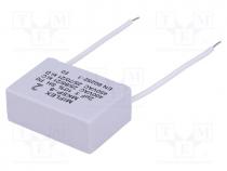 Motor capacitor - Capacitor  motors, run, 2uF, 400VAC, 41.4x28.5x16mm, Pitch  37.5mm