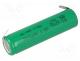 ACCU-7/5A-3800-BL - Re-battery  Ni-MH, 7/5A,7/5R23, 1.2V, 3800mAh, soldering lugs