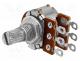 Potentiometer  shaft, single turn, 22k, 63mW, 20%, on cable, 6mm