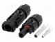 SOLCON4 - Connector  solar, male + female, straight, 2.5....4mm2, crimped, plug