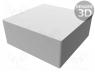 Κουτί αλουμινίου - Enclosure  multipurpose, X  250mm, Y  250mm, Z  101mm, 1550, natural