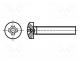 Screw - Screw, M5x18, 0.8, Head  cheese head, Phillips, PH2, steel, zinc