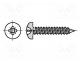 Screw, 2,9x9,5, Head  cheese head, Pozidriv, steel, zinc, BN  14064