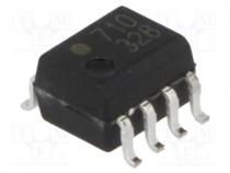 HCPL-0721-000E - Optocoupler, SMD, Channels  1, Out  CMOS, 3.75kV, 25Mbps, 20kV/s