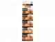 Alkaline Batteries - Battery  alkaline, 1.5V, LR44,coin,R1154, Batt.no  10, Ø11.6x5mm