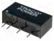 Converter  DC/DC, 1W, Uin  21.6÷26.4V, Uout  12VDC, Iout  80mA, SIP