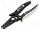 Stripping tool, Øcable  0.2....0.8mm, 20AWG....30AWG, Wire  round, ESD