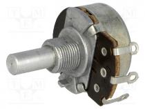 PR246-1M-A-P1 - Potentiometer  shaft, single turn, 1M, 500mW, 20%, soldered, 6mm