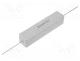 Power resistor - Resistor  wire-wound, cement, THT, 2.2, 20W, 5%, 13x13x60mm