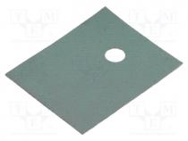 WK/247 - Heat transfer pad  silicone, TO247, 0.45K/W, L  21mm, W  17mm, 6.5kV