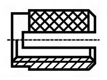 B2/BN1047 - Threaded insert, brass, without coating, M2, BN  1047