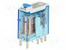   - Relay  electromagnetic, DPDT, Ucoil  24VDC, 8A/250VAC, 8A/30VDC