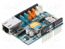 A000024 - Expansion board, Ethernet,SPI, A000066, Assoc.circ  W5500