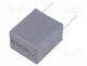 R463R447050M1K - Capacitor  polypropylene, X2, 4.7uF, 27.5mm, 10%, 32x22x37mm, THT