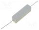 Resistor  wire-wound, cement, THT, 24, 15W, 5%, 48x13x13mm