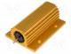 Resistor  wire-wound, with heatsink, screw, 470m, 100W, 5%