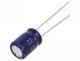  Bipolar - Capacitor  electrolytic, bipolar, THT, 22uF, 50VDC, Ø8x11.5mm, 20%