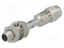 Sensor  inductive, Output conf  PNP / NC, 0....1.2mm, 10....30VDC, M5