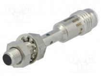 Sensor  inductive, Output conf  PNP / NC, 0÷1.2mm, 10÷30VDC, M5