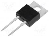  - Diode  rectifying, THT, 600V, 15A, tube, Ifsm  100A, TO220AC, 50ns