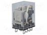 LY2-24AC - Relay  electromagnetic, DPDT, Ucoil  24VAC, 10A/110VAC, 10A/24VDC