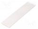 Heat shrink sleeve - Heat shrink sleeve, glueless, 2  1, 19mm, L  1m, white, polyolefine