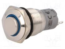 Button - Switch  vandal resistant, Pos  2, SPDT, 0.5A/220VAC, 1A/24VDC, IP67