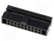 IDC Connector - Plug, IDC, female, PIN  20, IDC, for ribbon cable, 0.635mm