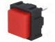 MS-12RD - Switch  keypad, Pos  2, SPST-NO, 0.025A/50VDC, red, 7.5mm