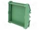 Boxes for Modular parts - Enclosure  enclosure base, Y  72mm, X  80mm, Z  28.7mm, green