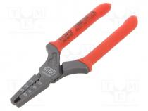 Tool  for crimping, insulated solder sleeves, 0.25÷2.5mm2