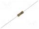  - Resistor  carbon film, THT, 3.3, 0.5W, 5%, Ø3.2x9mm, axial