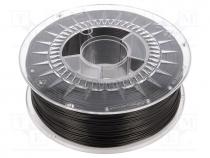 DEV-TPU-1.75-BL - Filament  TPU, Ø  1.75mm, black, 210÷230°C, 1kg, Table temp  20÷8