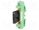 Solid state relay - Relay  solid state, Ucntrl  5÷32VDC, 3A, 24÷280VAC, DIN, 87x14x51mm