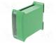 IT-10.0000450 - Enclosure  for DIN rail mounting, Y  101mm, X  45mm, Z  119mm, green