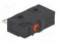 Microswitch SNAP ACTION, without lever, SPDT, 0.1A/125VAC, Pos  2
